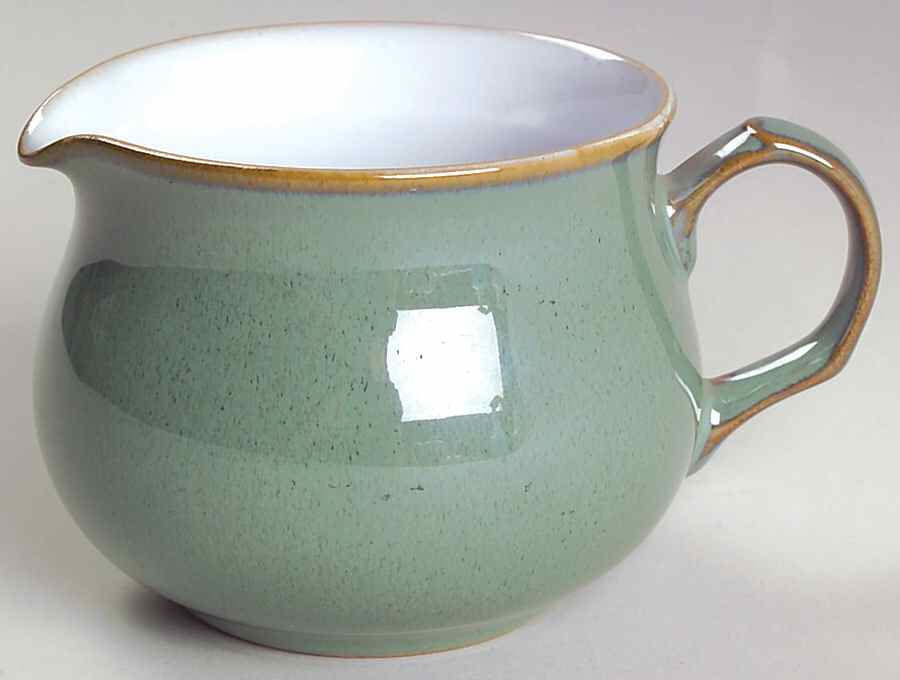 Regency Green Creamer by Denby-Langley-1
