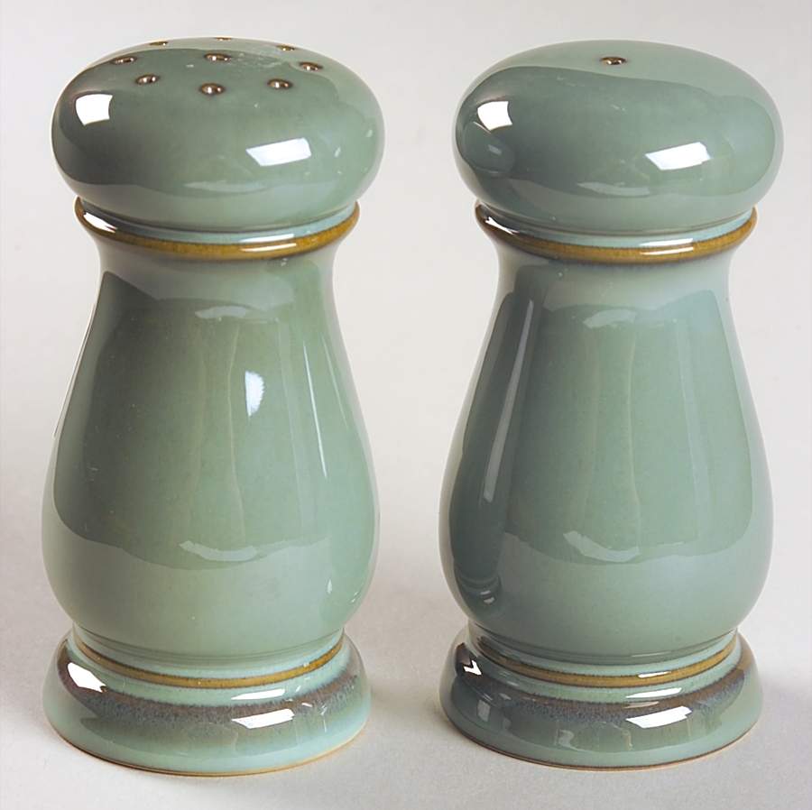Regency Green Salt & Pepper Set by Denby-Langley-1