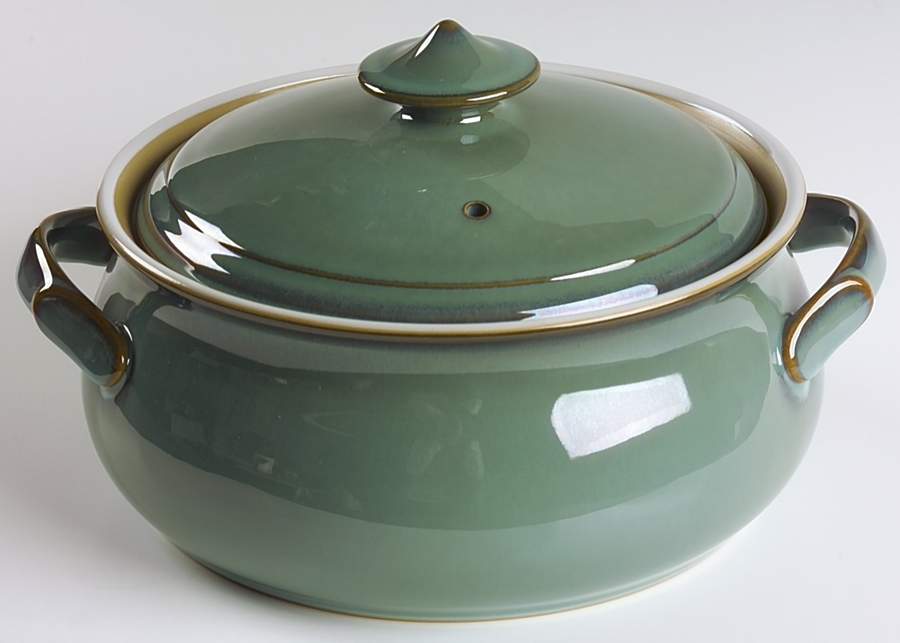 Regency Green Round Covered Vegetable by Denby-Langley-1