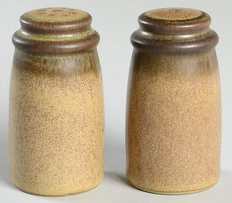 Romany Brown Salt & Pepper Set by Denby-Langley-1