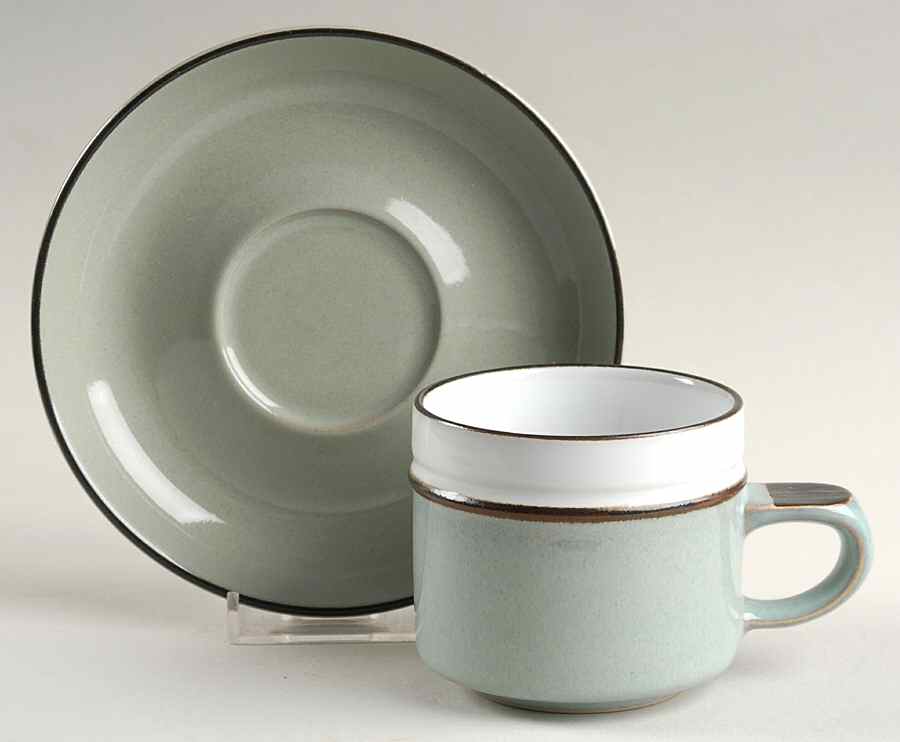 Romance Flat Cup & Saucer Set by Denby-Langley-1