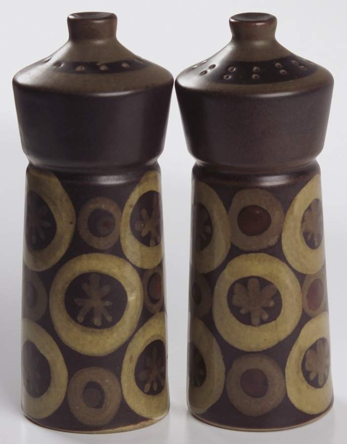 Samarkand Brown Salt & Pepper Set by Denby-Langley-1