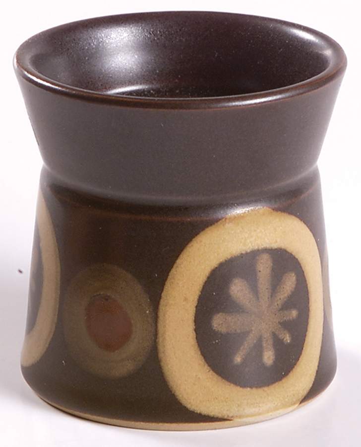 Samarkand Brown Mustard Jar No Lid by Denby-Langley-1