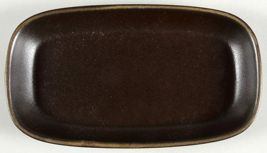 Samarkand Brown 1/4 Lb Butter No Lid by Denby-Langley-1
