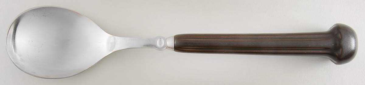 Samarkand Brown Oval Place Soup Spoon by Denby-Langley-1