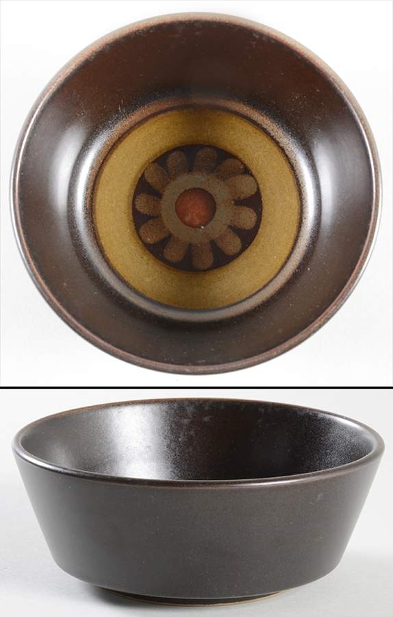 Samarkand Brown Coupe Cereal Bowl by Denby-Langley-1