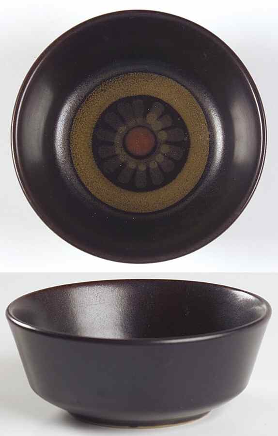 Samarkand Brown Fruit/Dessert (Sauce) Bowl by Denby-Langley-1