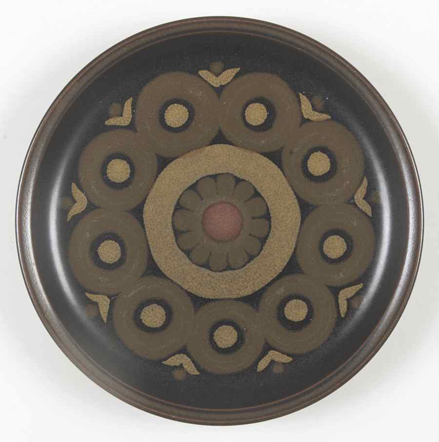 Samarkand Brown Salad Plate by Denby-Langley-1