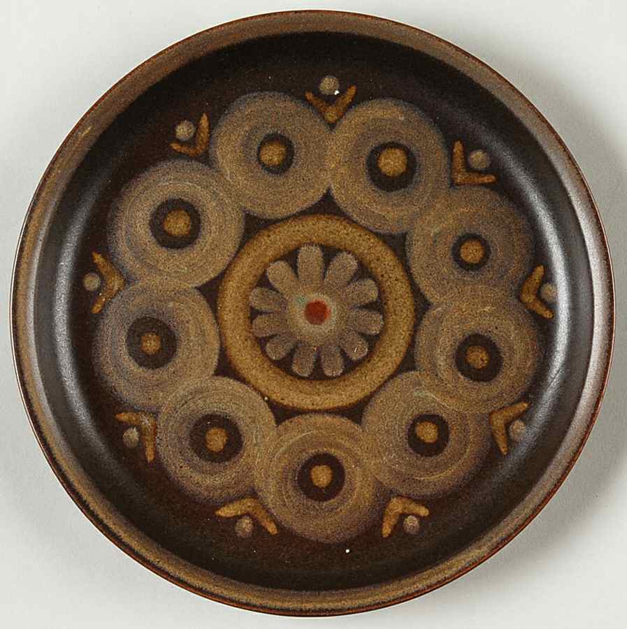 Samarkand Brown Bread & Butter Plate by Denby-Langley-1