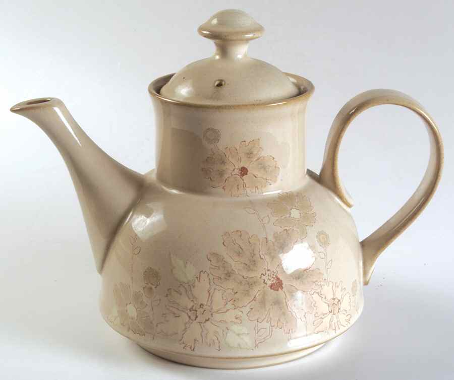Sandalwood Teapot & Lid by Denby-Langley-1