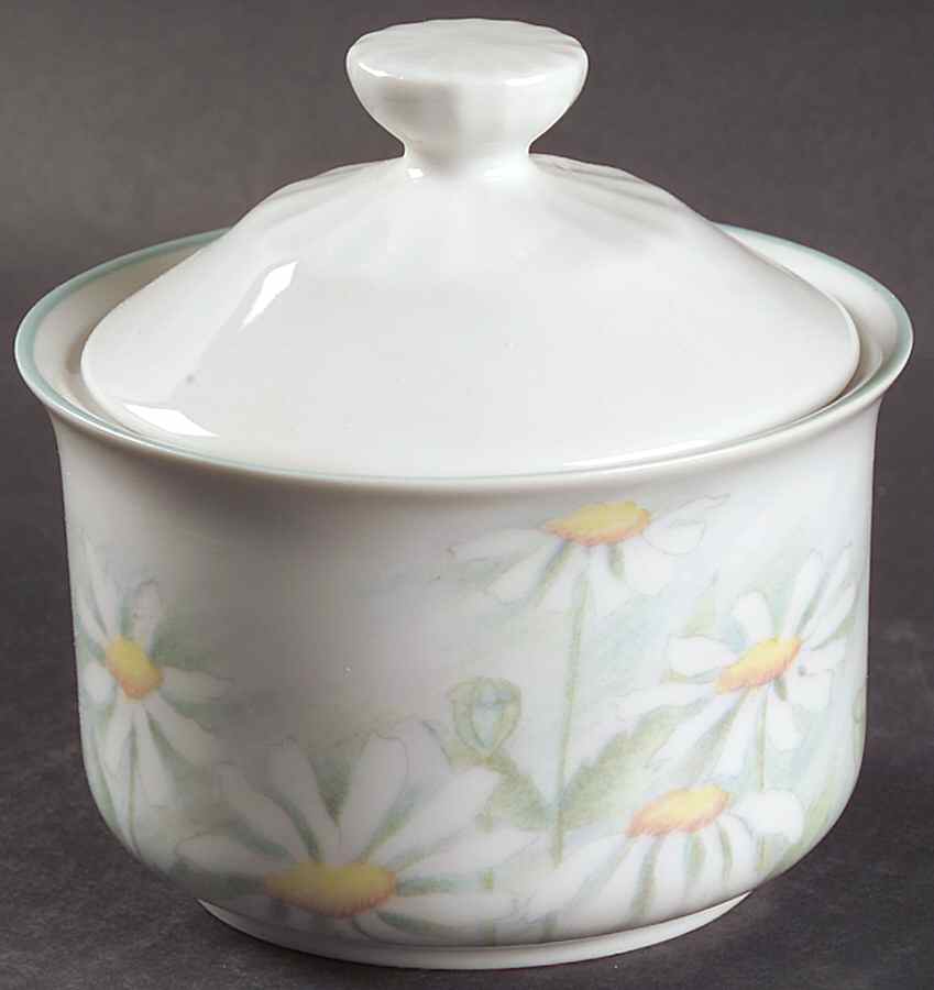 Serenade (Fine Porcelain) Sugar Bowl & Lid by Denby-Langley-1