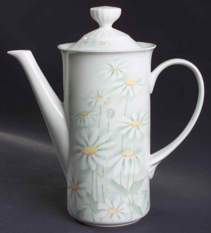 Serenade (Fine Porcelain) Coffee Pot & Lid by Denby-Langley-1