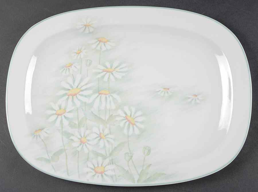 Serenade (Fine Porcelain) 14" Oval Serving Platter by Denby-Langley-1