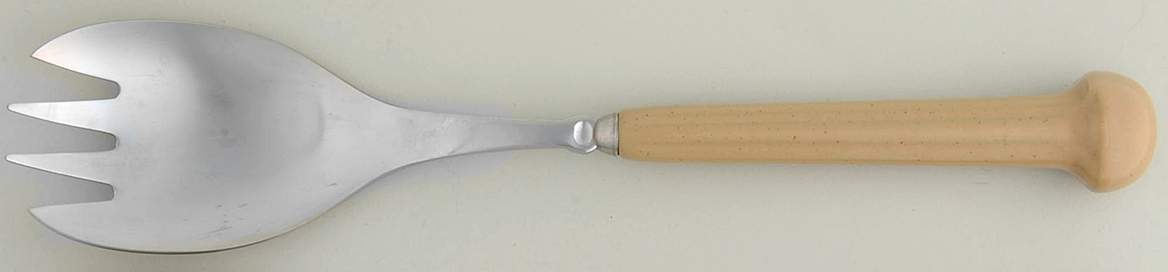 Seville Salad Serving Fork with Stainless Prongs by Denby-Langley-1