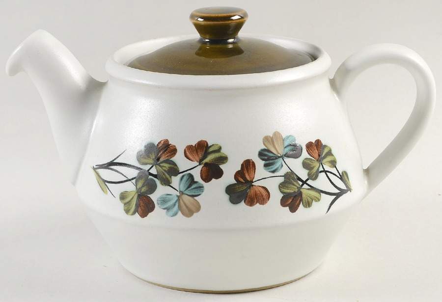 Shamrock Teapot & Lid by Denby-Langley-1
