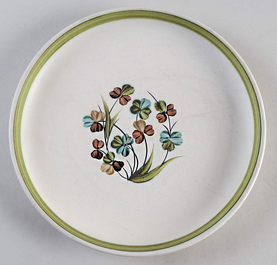 Shamrock Salad Plate by Denby-Langley-1
