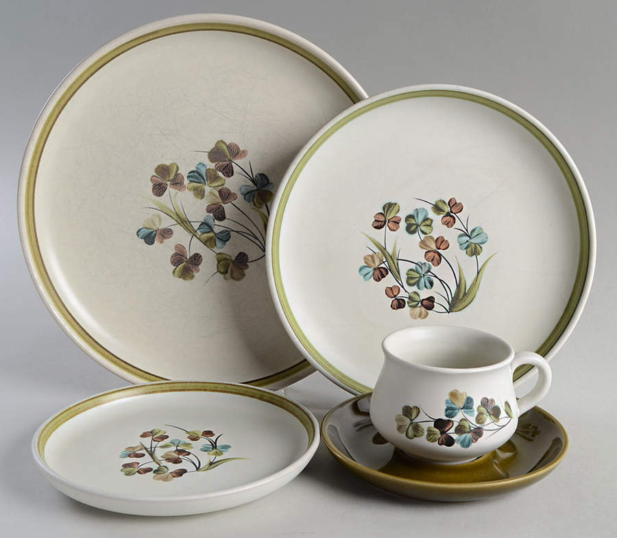 Shamrock 5 Piece Place Setting by Denby-Langley-1