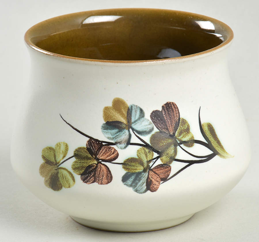 Shamrock Open Sugar Bowl by Denby-Langley-1