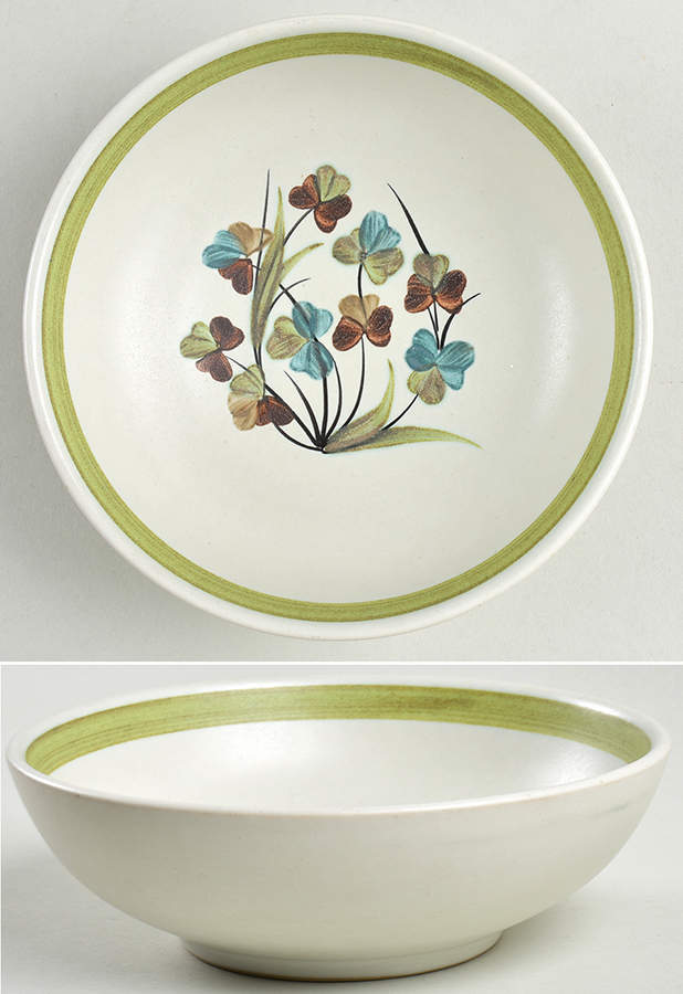 Shamrock Coupe Cereal Bowl by Denby-Langley-1
