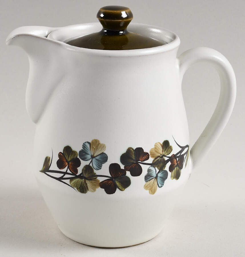 Shamrock Mini Coffee Pot & Lid by Denby-Langley-1