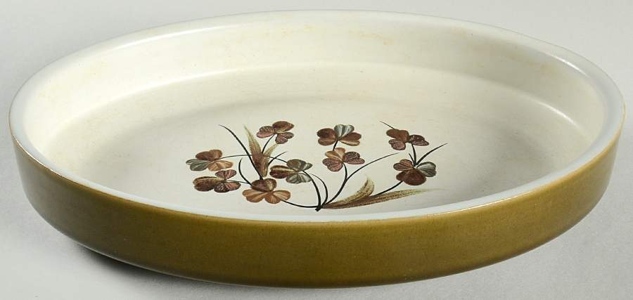 Shamrock 11" Oval Baker by Denby-Langley-1