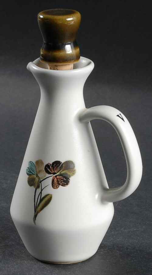 Shamrock Vinegar Cruet and Stopper by Denby-Langley-1