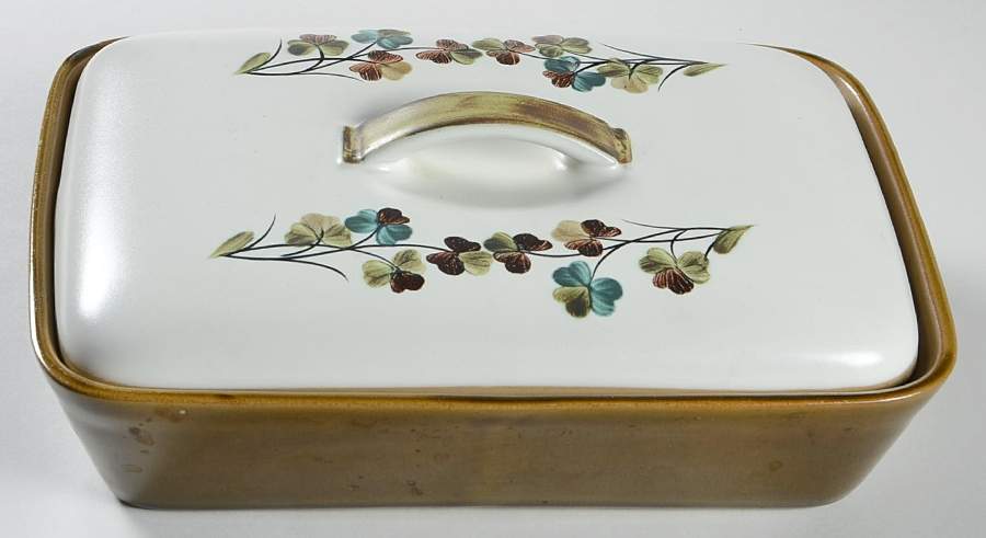 Shamrock Rectangular Covered Divided Vegetable by Denby-Langley-1