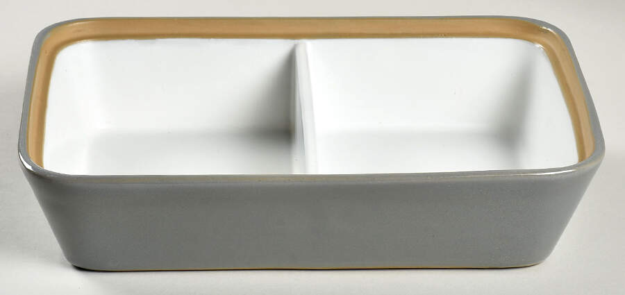 Spring Rectangular Covered Divided Vegetable No Lid by Denby-Langley-1