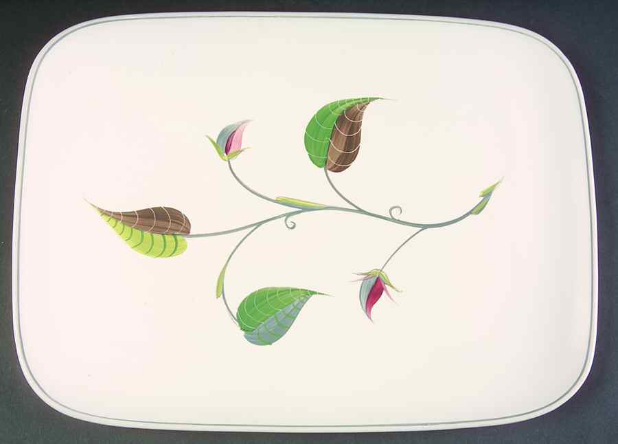 Spring 13" Rectangular Serving Platter by Denby-Langley-1