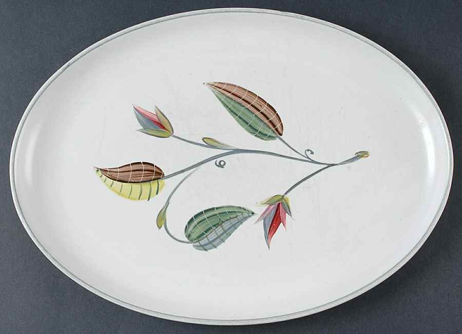 Spring 12" Oval Serving Platter by Denby-Langley-1
