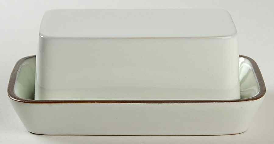 Summit (Celadon) Rectangular Covered Butter by Denby-Langley-1