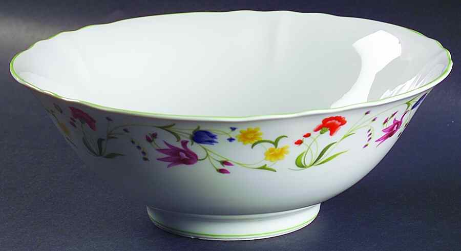 Tea Party 9" Round Vegetable Bowl by Denby-Langley-1