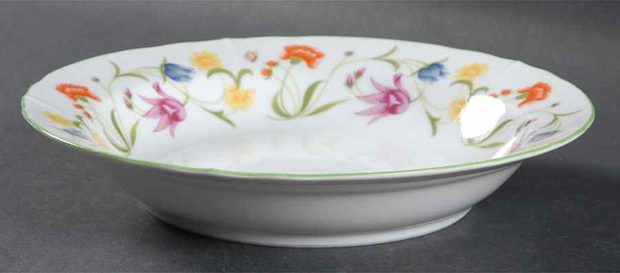 Tea Party Rim Soup Bowl by Denby-Langley-1