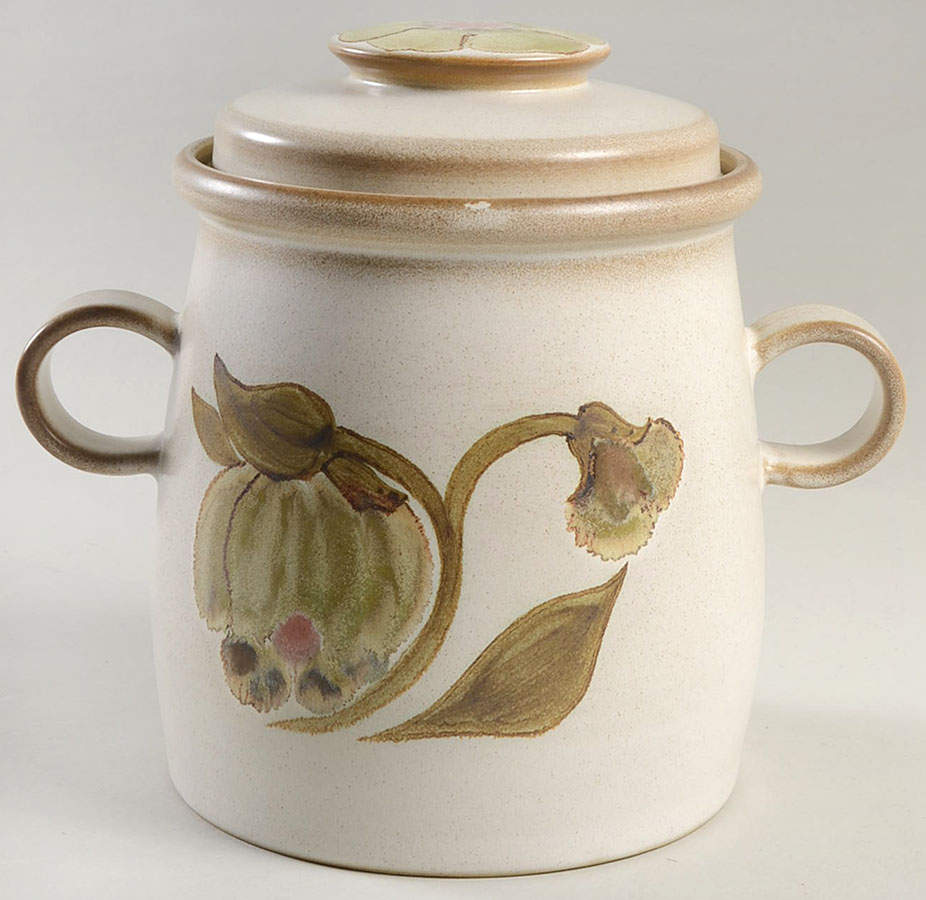 Troubadour Bean Pot & Lid by Denby-Langley-1