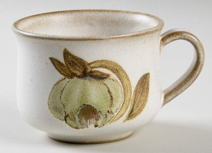 Troubadour Flat Cup by Denby-Langley-1