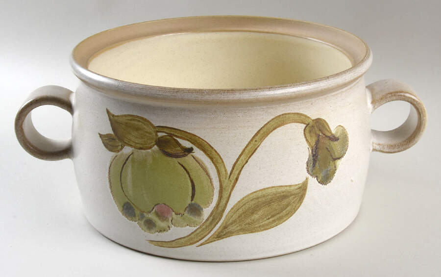 Troubadour 2 Qt Round Covered Casserole No Lid by Denby-Langley-1