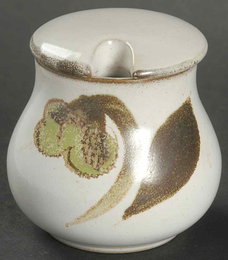 Troubadour Mustard Jar & Lid by Denby-Langley-1