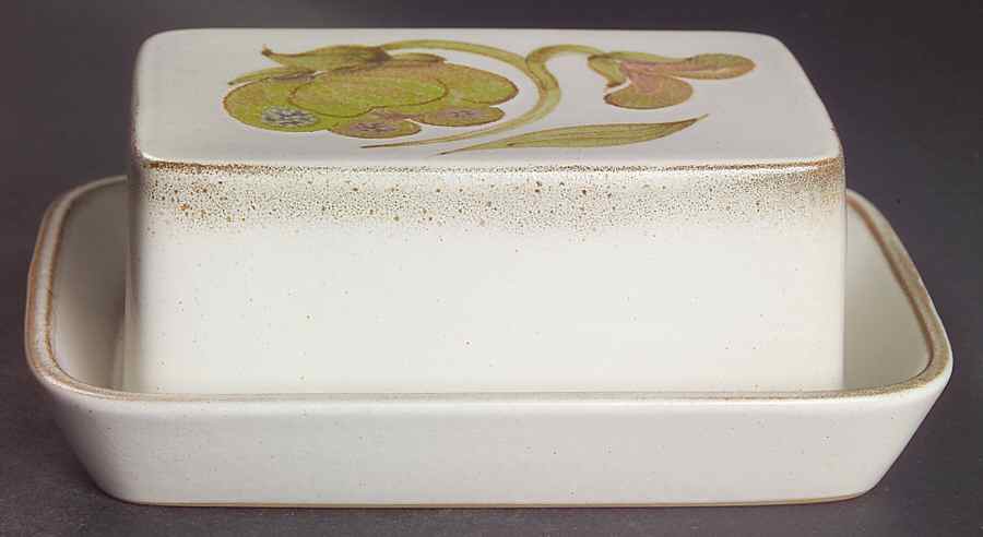 Troubadour Rectangular Covered Butter by Denby-Langley-1