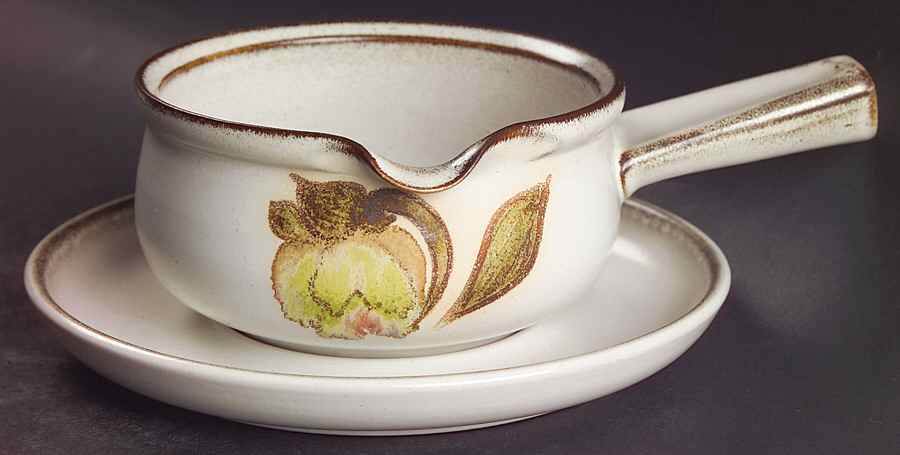 Troubadour Round Gravy Boat & Underplate by Denby-Langley-1