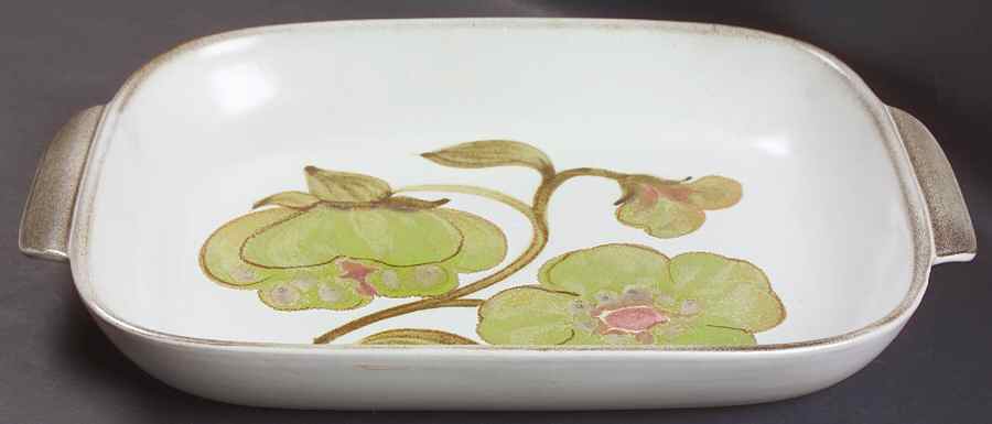 Troubadour 14" Rectangular Baker by Denby-Langley-1