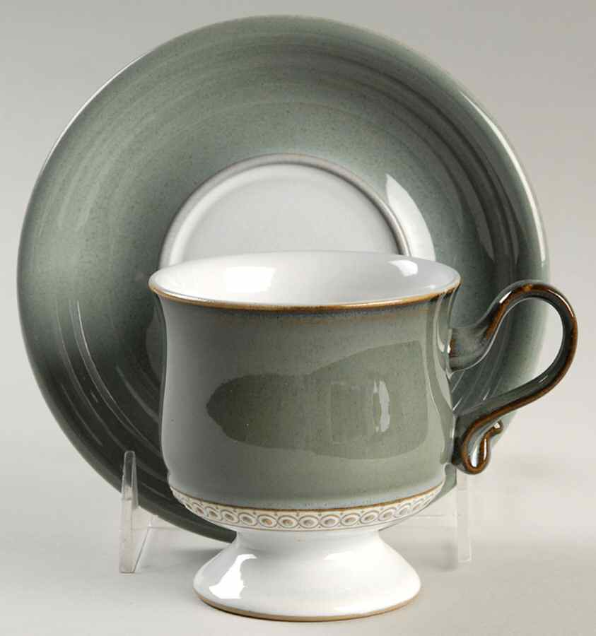 Venice Footed Cup & Saucer Set by Denby-Langley-1