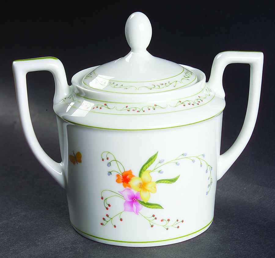 Wild Bouquet Sugar Bowl & Lid by Denby-Langley-1