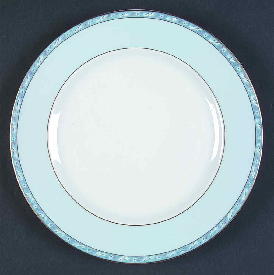 Acanthus Blue Accent Salad Plate by Philippe Deshoulieres-1