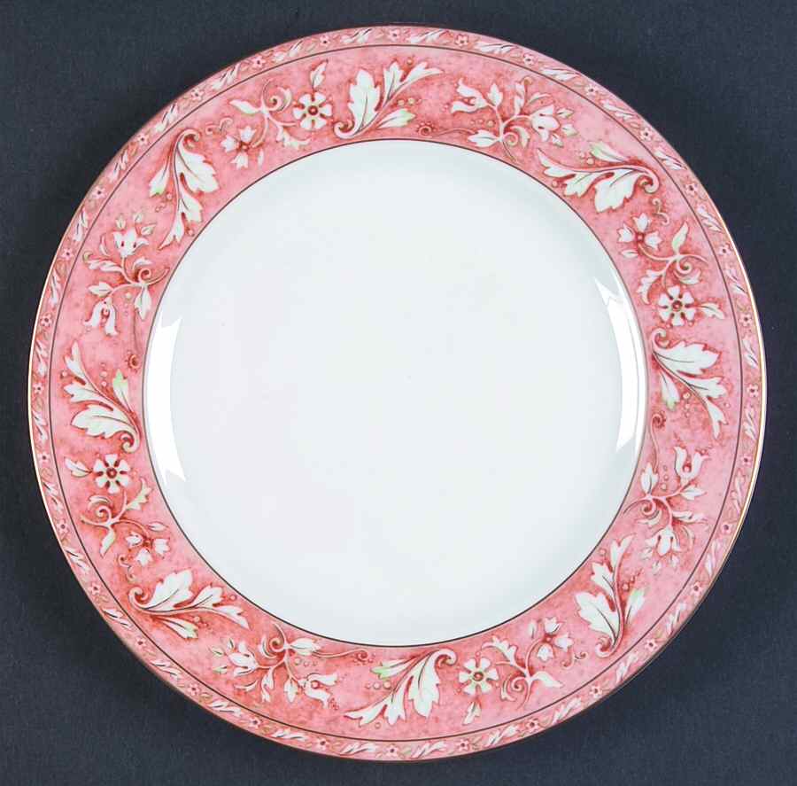 Acanthus Rose Dessert/Pie Plate by Philippe Deshoulieres-1