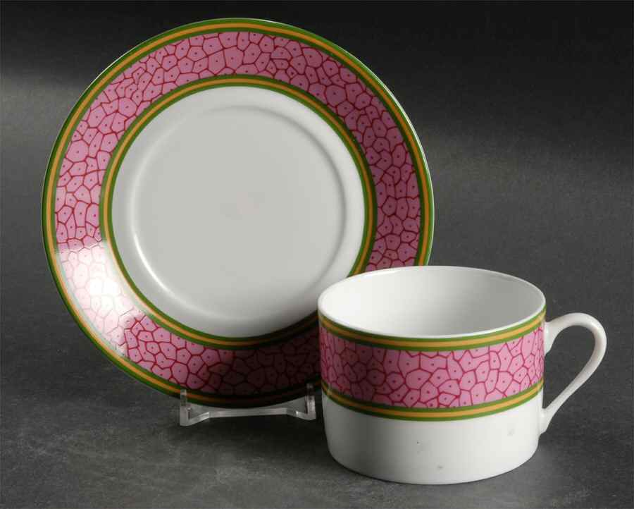 Antiope Antioch Flat Cup & Saucer Set by Philippe Deshoulieres-1