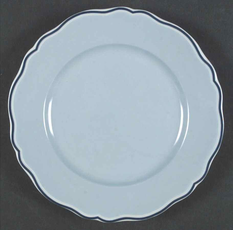 Blue Gingham Salad Plate by Philippe Deshoulieres-1
