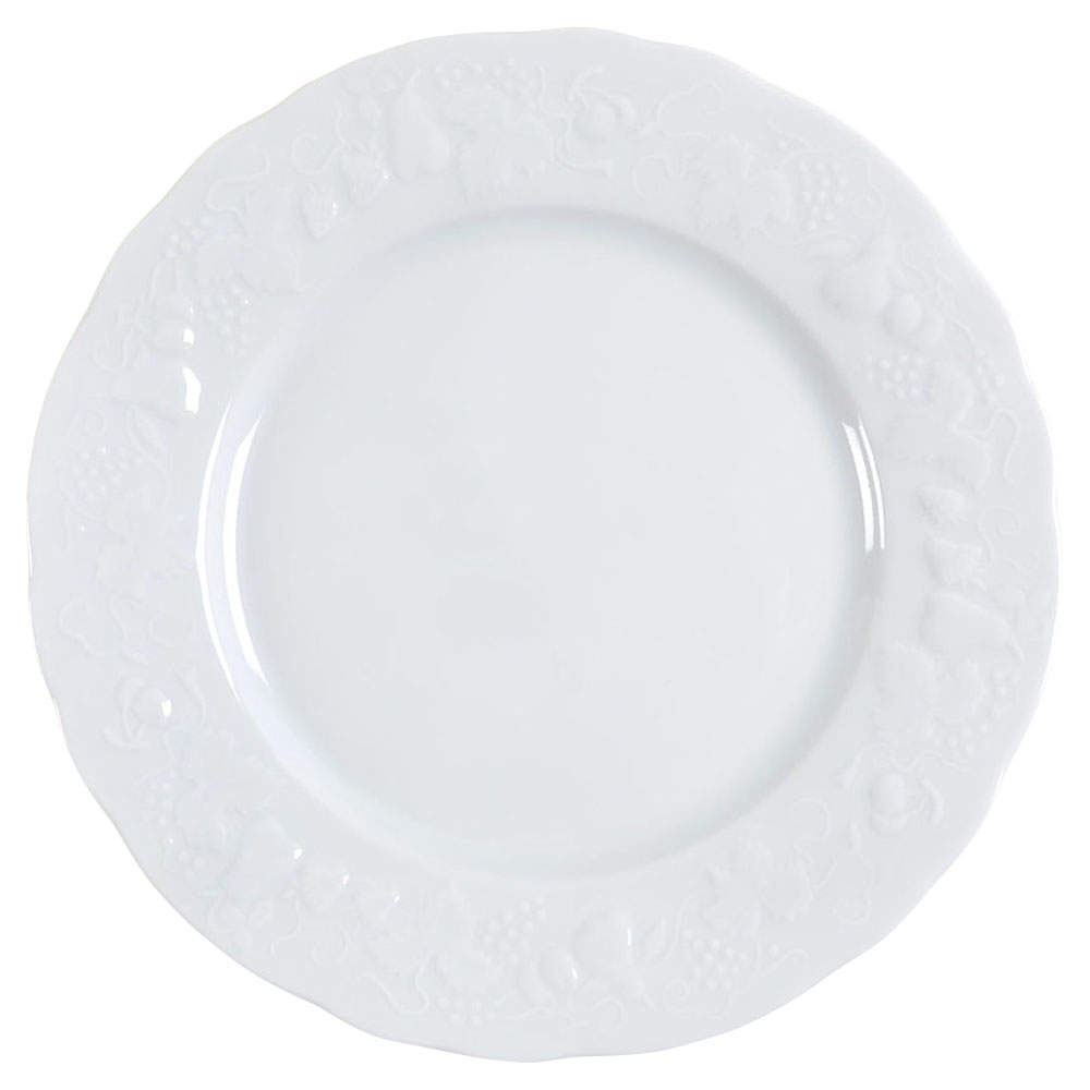 California (Blanc De Blanc) Large Dinner Plate by Philippe Deshoulieres-1