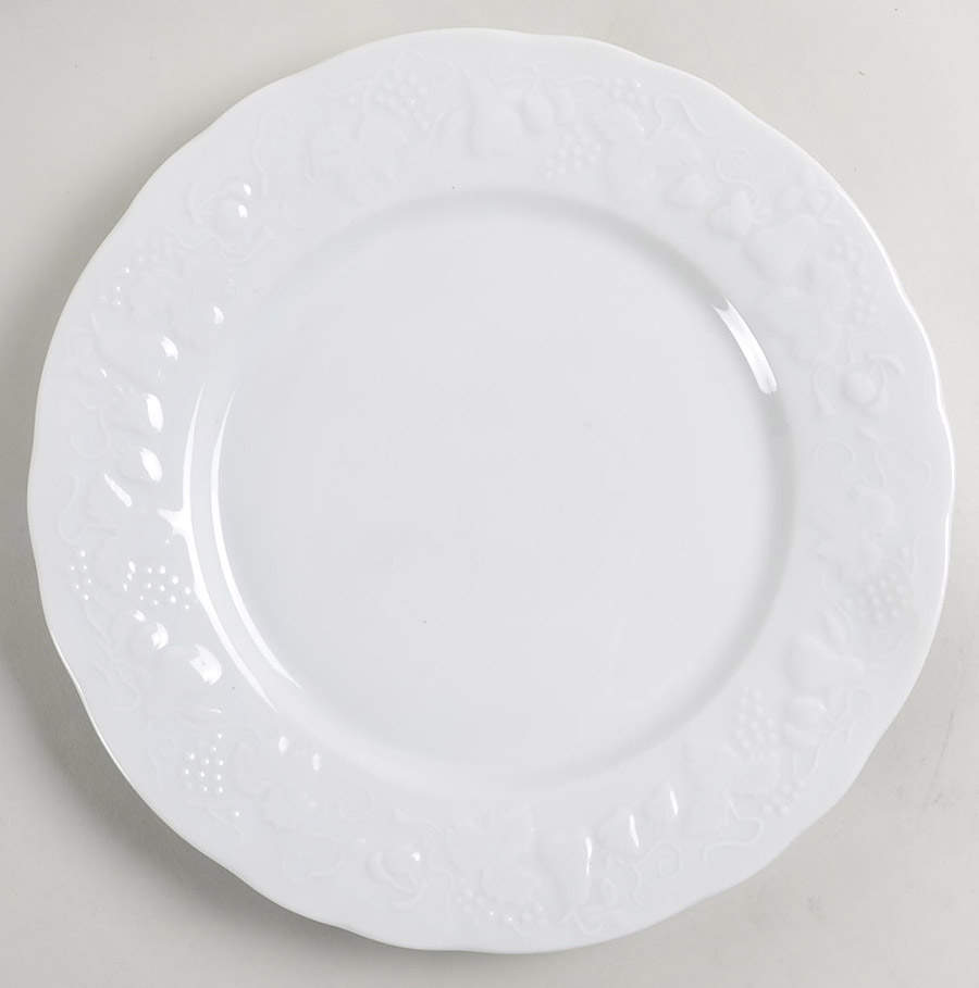 California (Blanc De Blanc) Dinner Plate by Philippe Deshoulieres-1