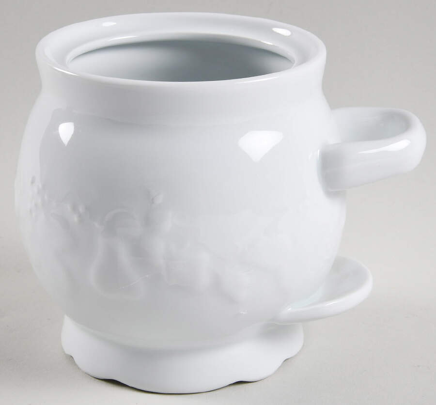 California (Blanc De Blanc) 2 Pc Pot de Creme No Lid by Philippe Deshoulieres-1