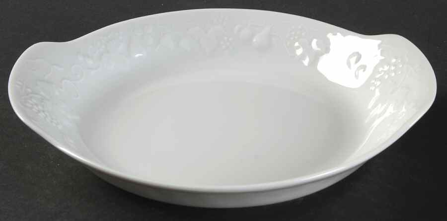 California (Blanc De Blanc) 7" Creme Brulee Dish by Philippe Deshoulieres-1